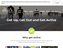 Tablet Screenshot of getirelandactive.ie